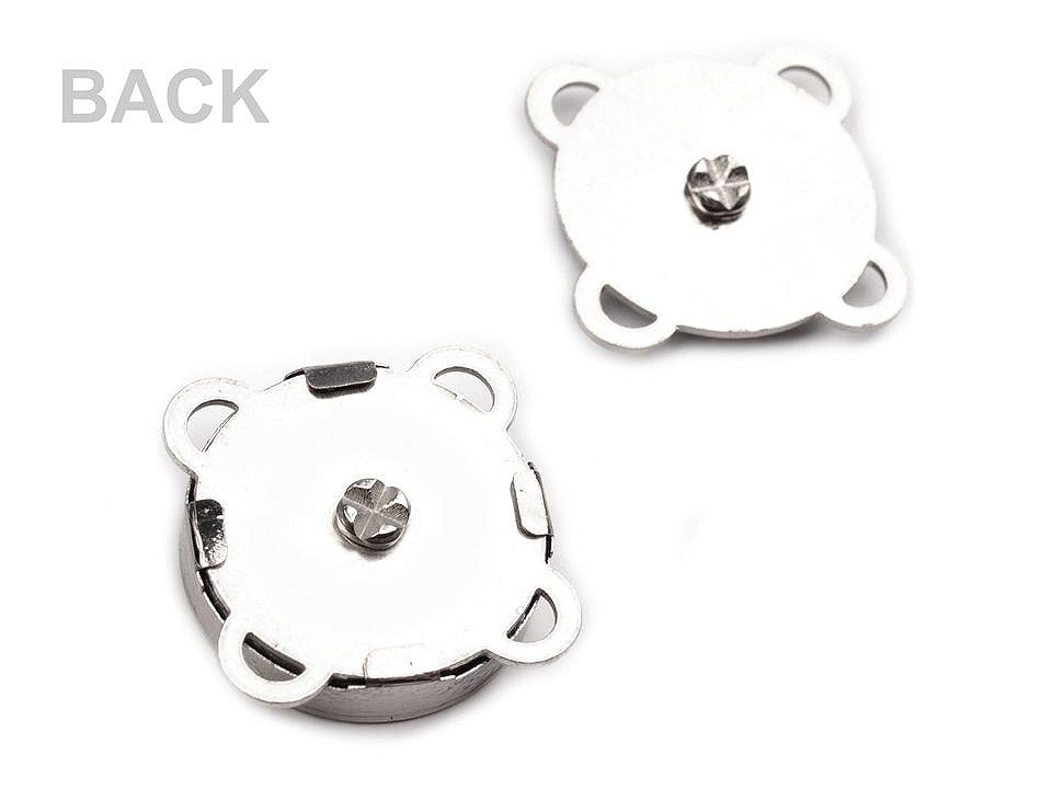 Boutons pression magnétiques à coudre, Ø 18 mm - 5set