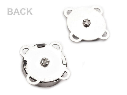 Boutons pression magnétiques à coudre, Ø 18 mm - 5set