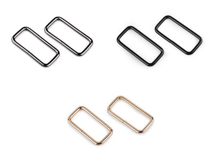 Boucle de ceinture en métal, largeur 32 mm