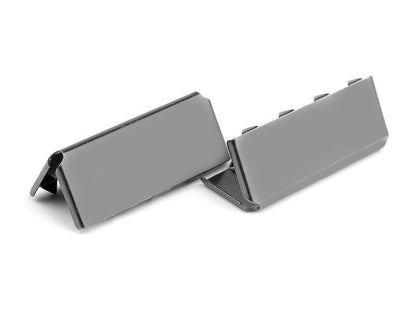 Embout/Pince métallique pour cordon plat, largeur 25 mm