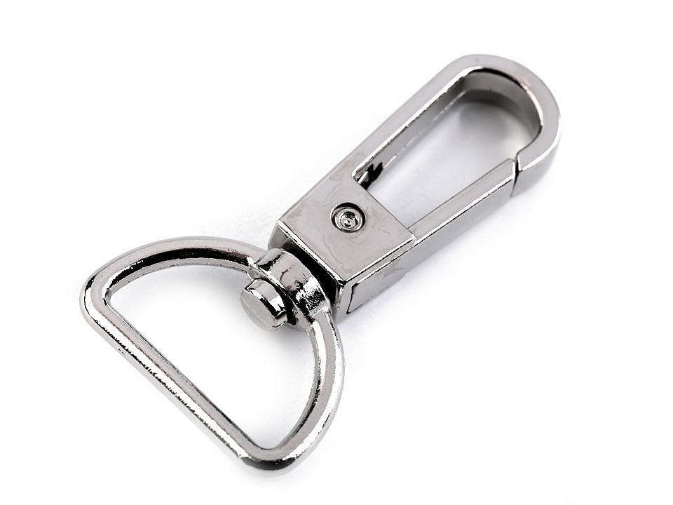 Mousqueton métallique pour sangle de 20 mm