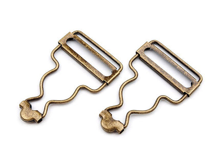 Boucles de salopette, trou de traction 28 ; 30 ; 38 mm - 4pc