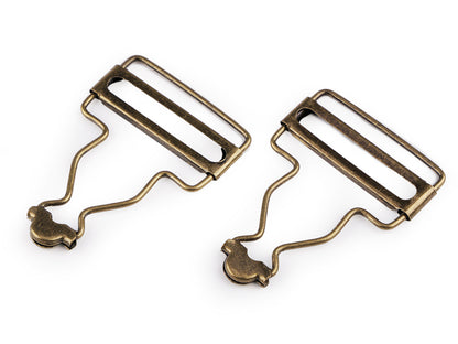 Boucles de salopette, trou de traction 28 ; 30 ; 38 mm - 4pc