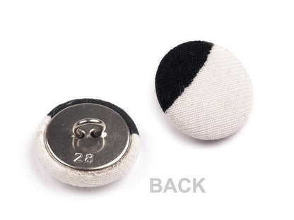 Bouton auto-couvert métallique, taille 17,7mm