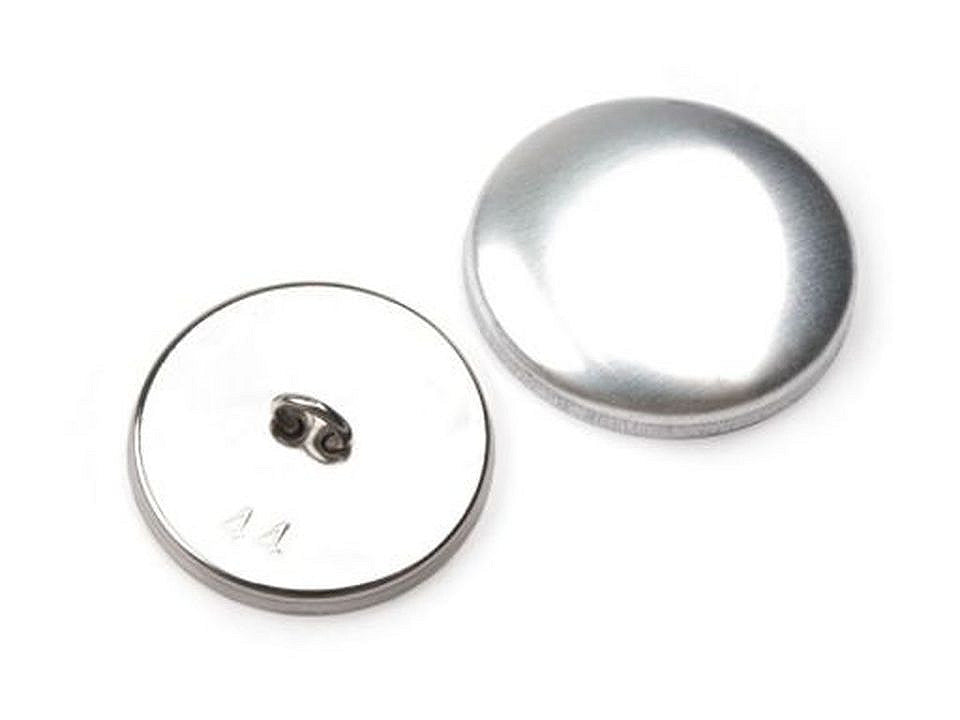Bouton autocollant métallique, taille 44'