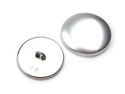 Bouton autocollant métallique, taille 44'