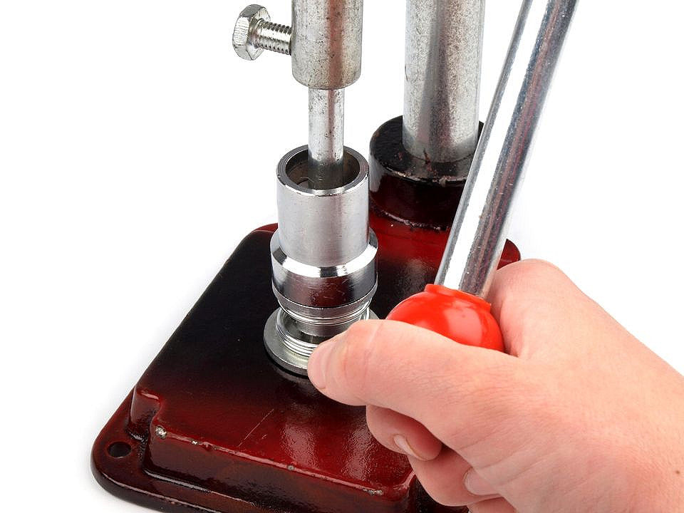 Bouton autocollant métallique, taille 44'