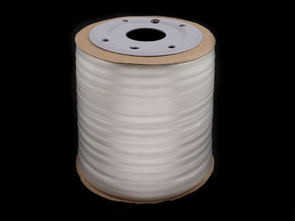 Bande élastique transparente en silicone, largeur 8 mm - 20m