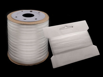 Bande élastique transparente en silicone, largeur 8 mm - 20m