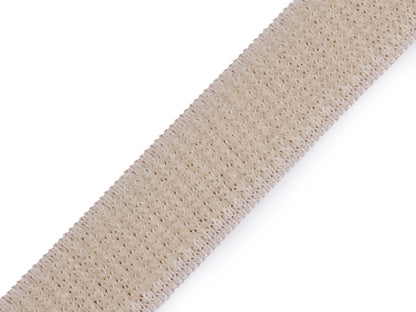 Bande Velcro élastique à boucles, largeur 20 mm - 1m