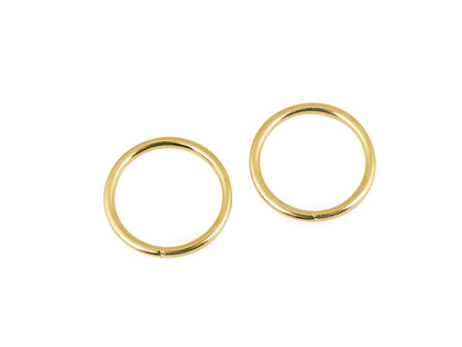 Anneau pour vêtement, Ø 20 mm, acier inoxydable - 2pc
