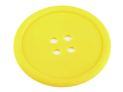 Dessous de tasse Bouton en silicone, Ø 9 cm
