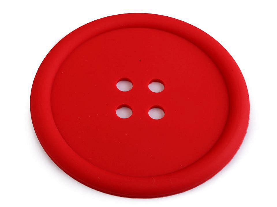 Dessous de tasse Bouton en silicone, Ø 9 cm