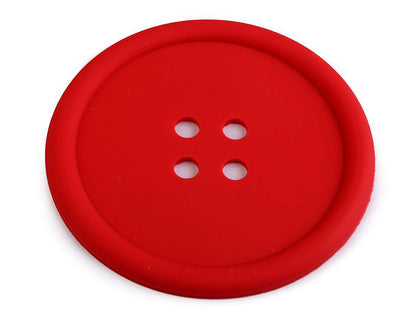 Dessous de tasse Bouton en silicone, Ø 9 cm