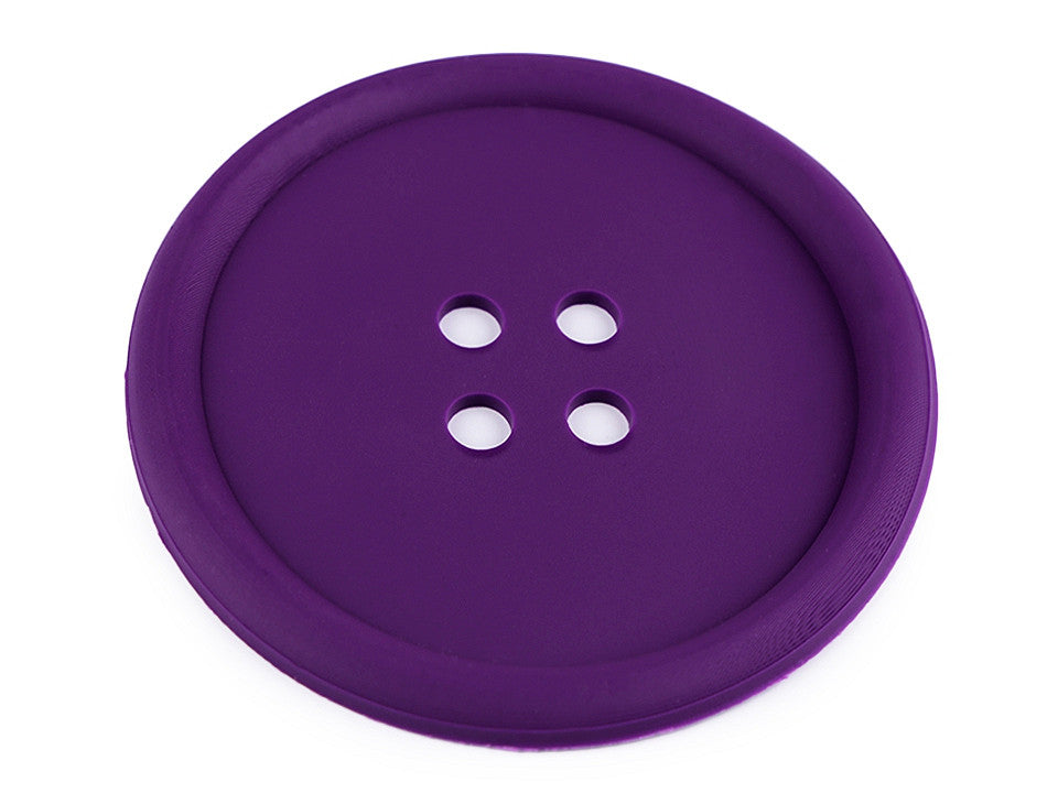 Dessous de tasse Bouton en silicone, Ø 9 cm