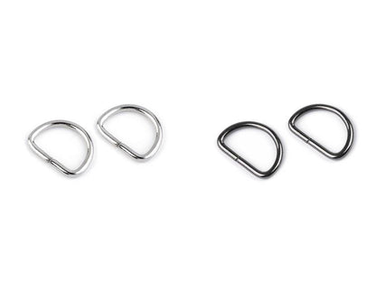 Anneau en D, largeur 12 mm