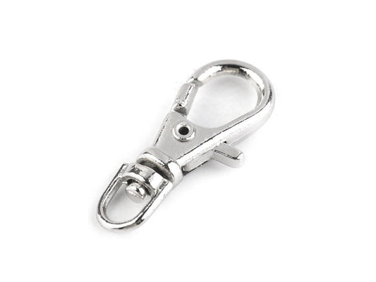 Mousqueton métallique pour sangle de 4 mm