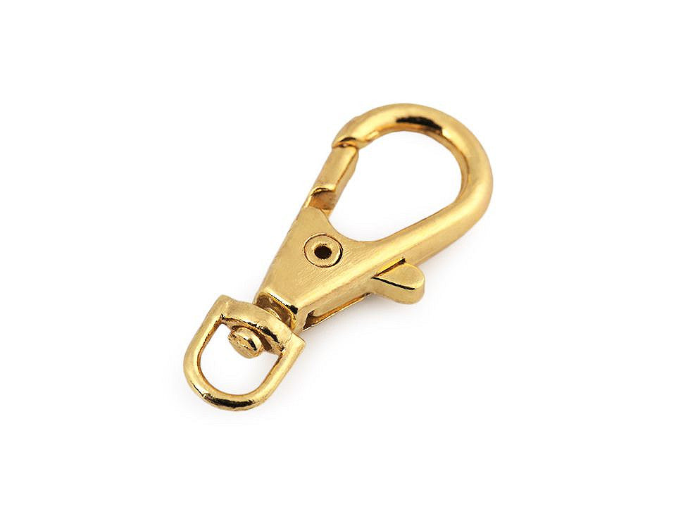 Mousqueton métallique pour sangle de 4 mm