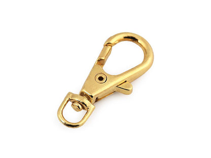 Mousqueton métallique pour sangle de 4 mm
