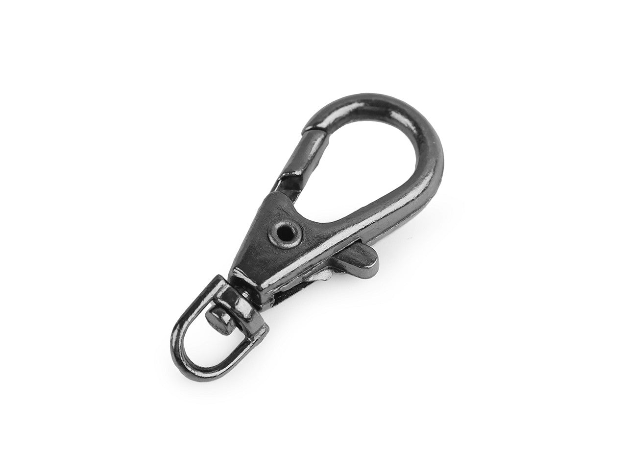 Mousqueton métallique pour sangle de 4 mm