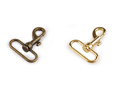 Mousqueton métallique pour sangle de 38 mm