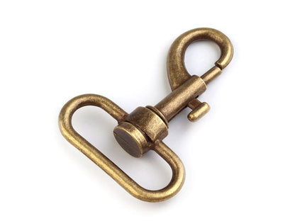 Mousqueton métallique pour sangle de 32 mm