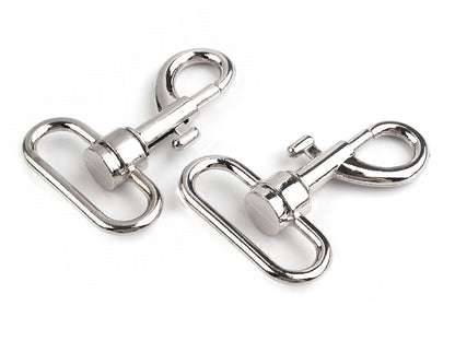 Mousqueton métallique pour sangle de 32 mm