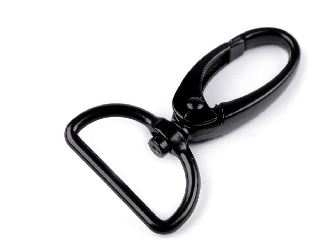 Mousqueton métallique pour sangle de 25 mm