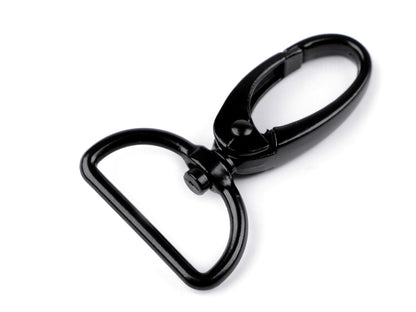 Mousqueton métallique pour sangle de 25 mm