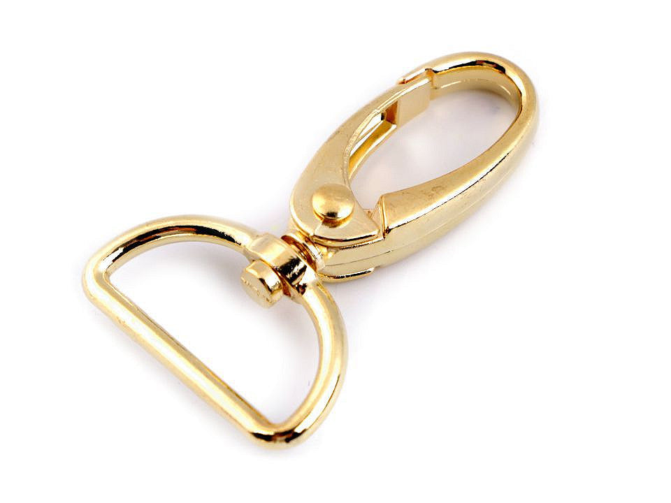 Mousqueton métallique pour sangle de 25 mm