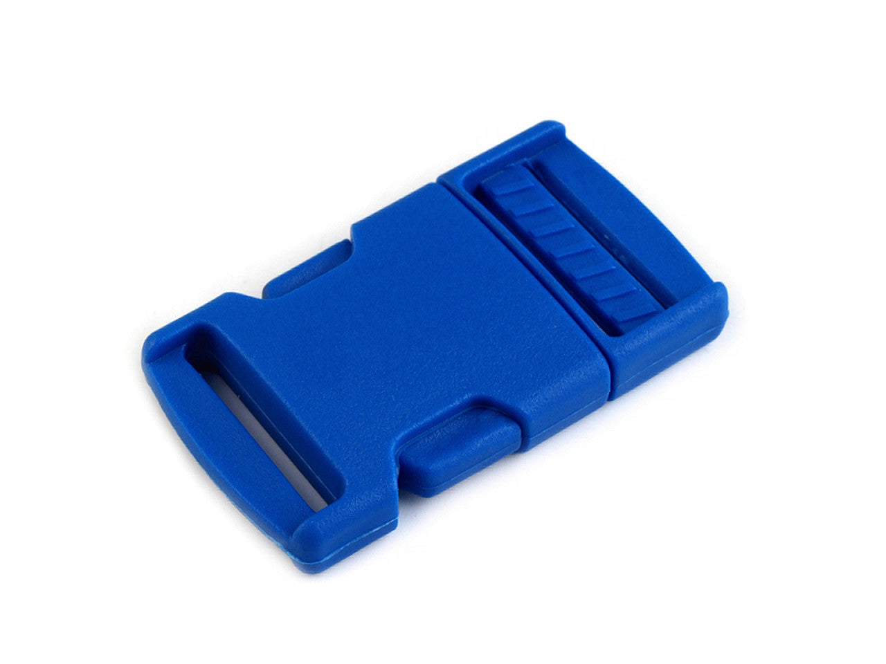 Boucle à déclenchement latéral en plastique avec réglage de sangle, largeur 25 mm