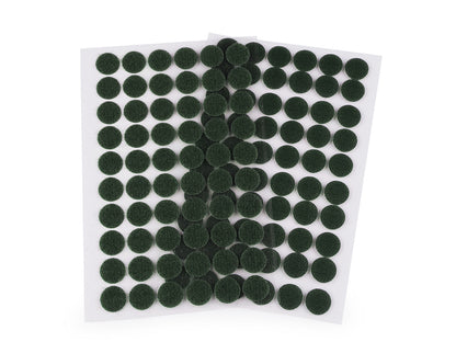 Cercle en Velcro auto-adhésifs, Ø 15 mm - 1carte