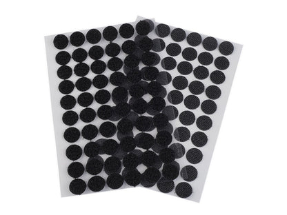 Cercle en Velcro auto-adhésifs, Ø 15 mm - 1carte