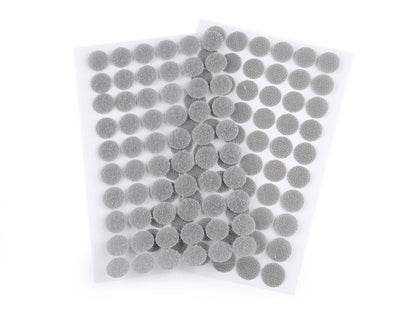 Cercle en Velcro auto-adhésifs, Ø 15 mm - 1carte