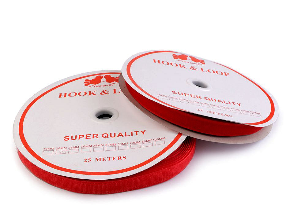Bande Velcro, largeur 20 mm - 25m