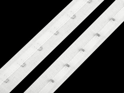 Ruban fermeture agrafe, largeur 25 mm - 1m