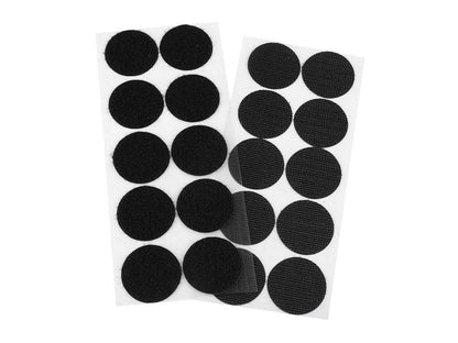 Cercles Velcro auto-adhésifs, Ø 35 mm - 1carte