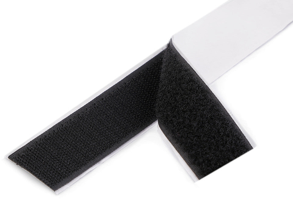 Bande Velcro auto-adhésifs, largeur 30 mm - 1m
