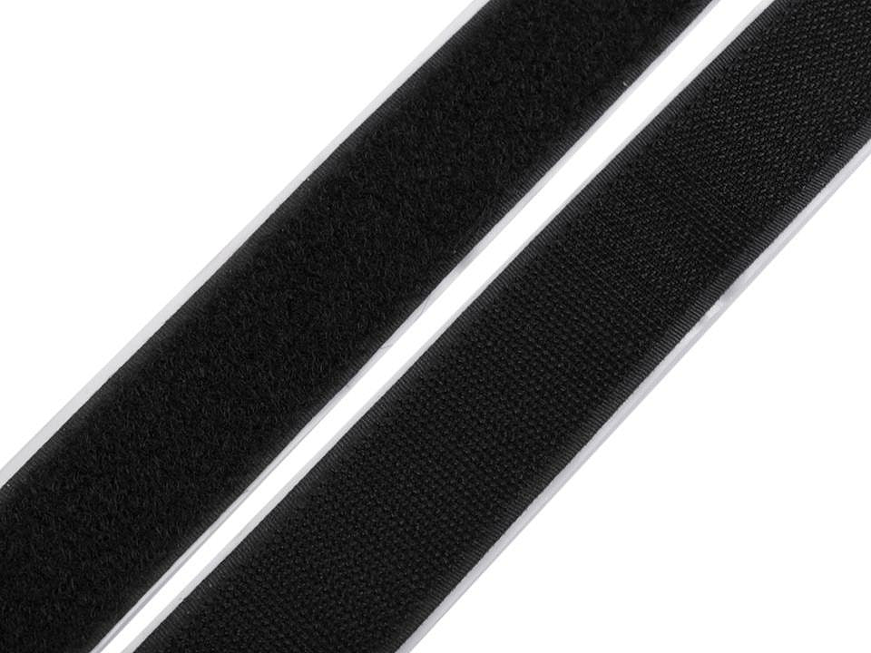 Bande Velcro auto-adhésifs, largeur 30 mm - 1m