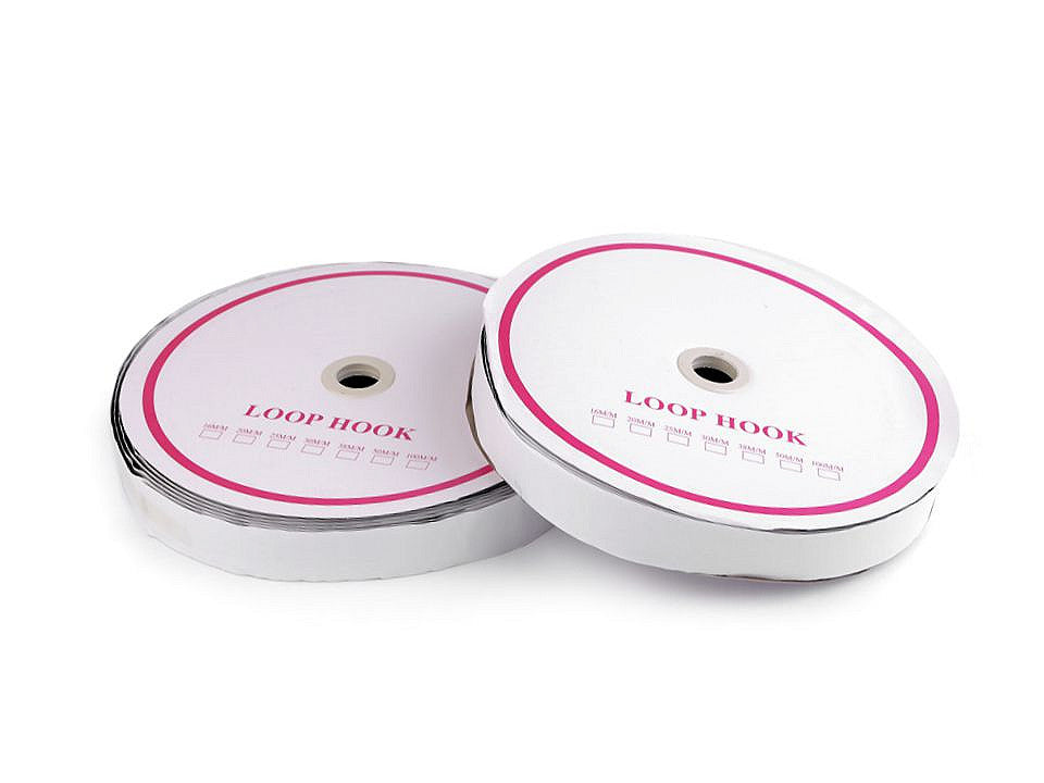 Bande Velcro auto-adhésifs, largeur 30 mm - 1m