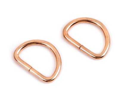 Anneau en D, largeur 20 mm - 10pc