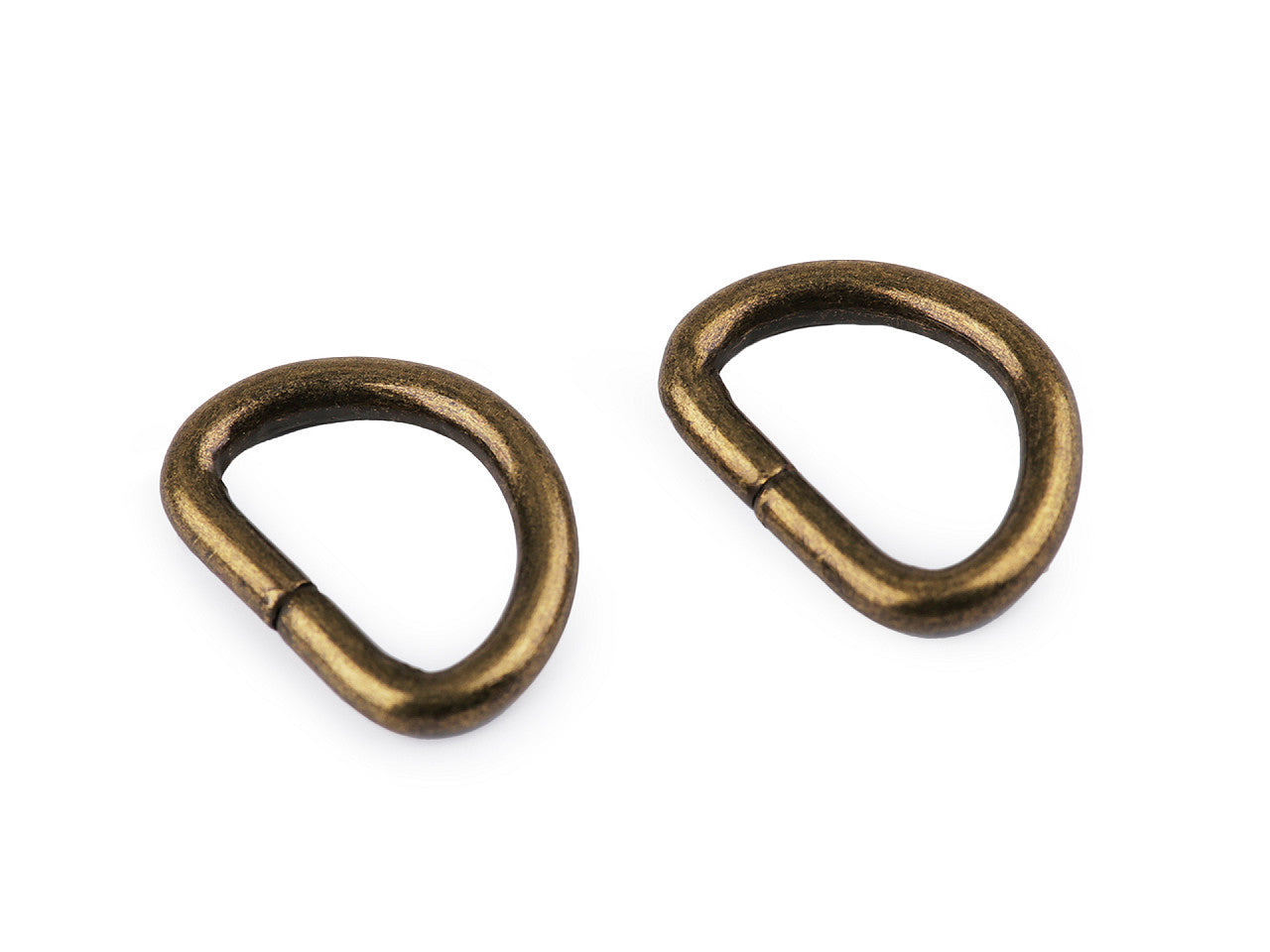 Anneau en D, largeur 15 mm - 10pc
