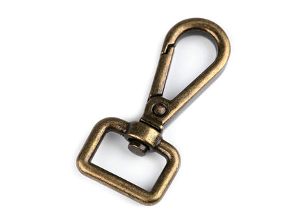 Mousqueton métallique pour sangle de 15 mm