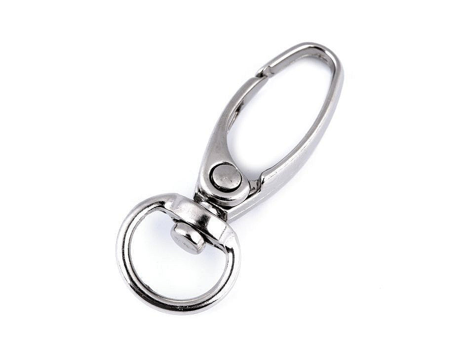 Mousqueton métallique pour sangle de 9 mm