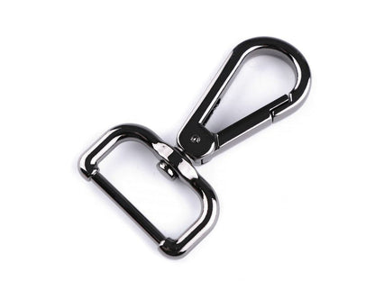 Mousqueton métallique pour sangle de 25 mm