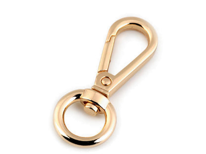 Mousqueton métallique pour sangle de 12 mm