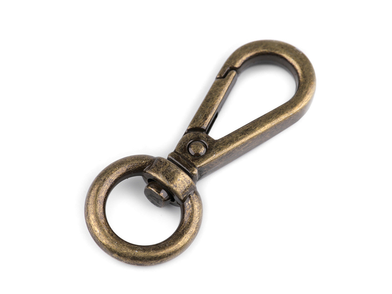 Mousqueton métallique pour sangle de 12 mm
