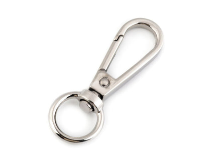 Mousqueton métallique pour sangle de 12 mm