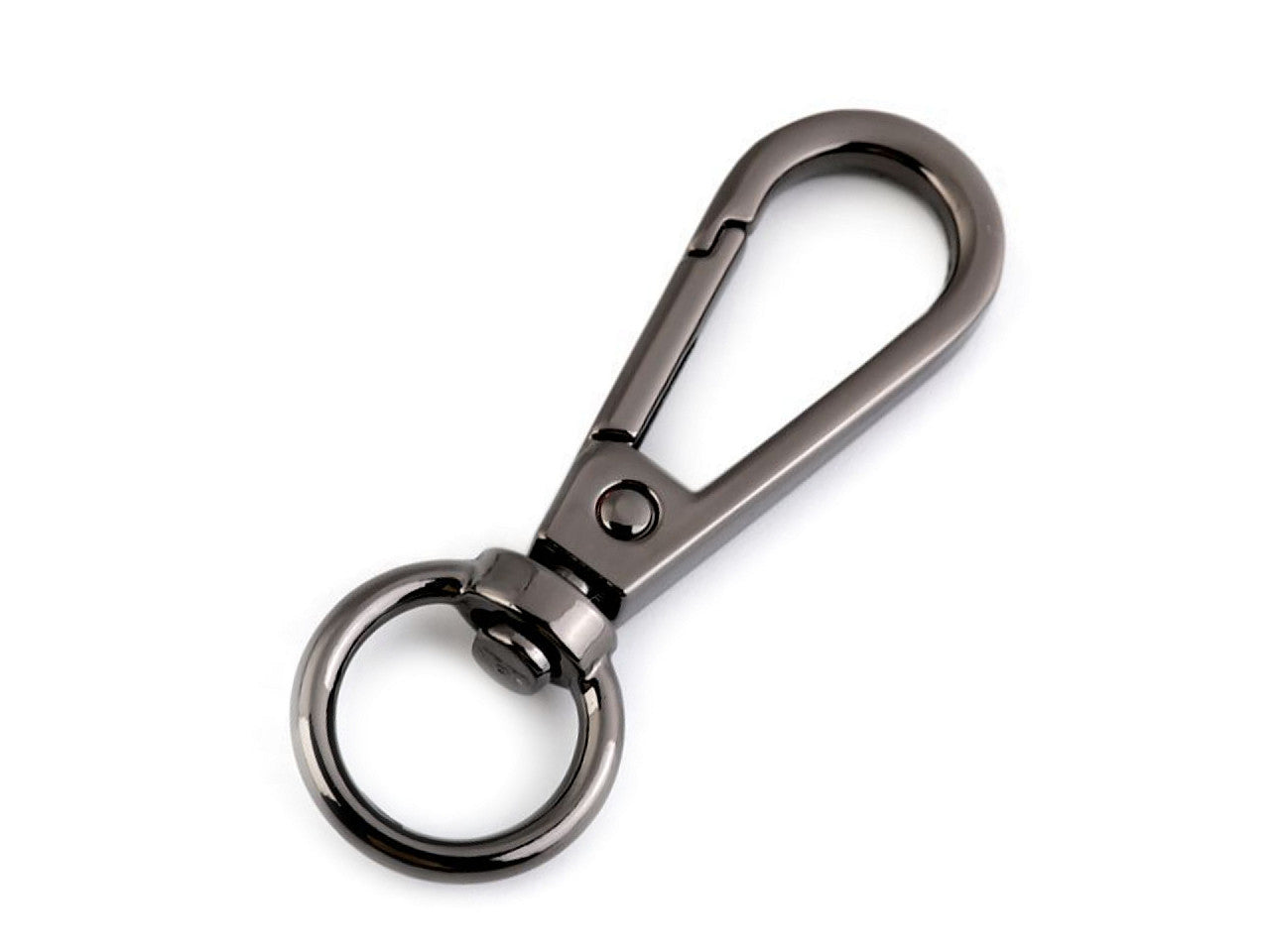 Mousqueton métallique pour sangle de 12 mm