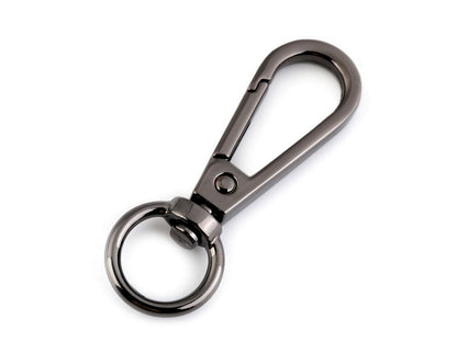 Mousqueton métallique pour sangle de 12 mm